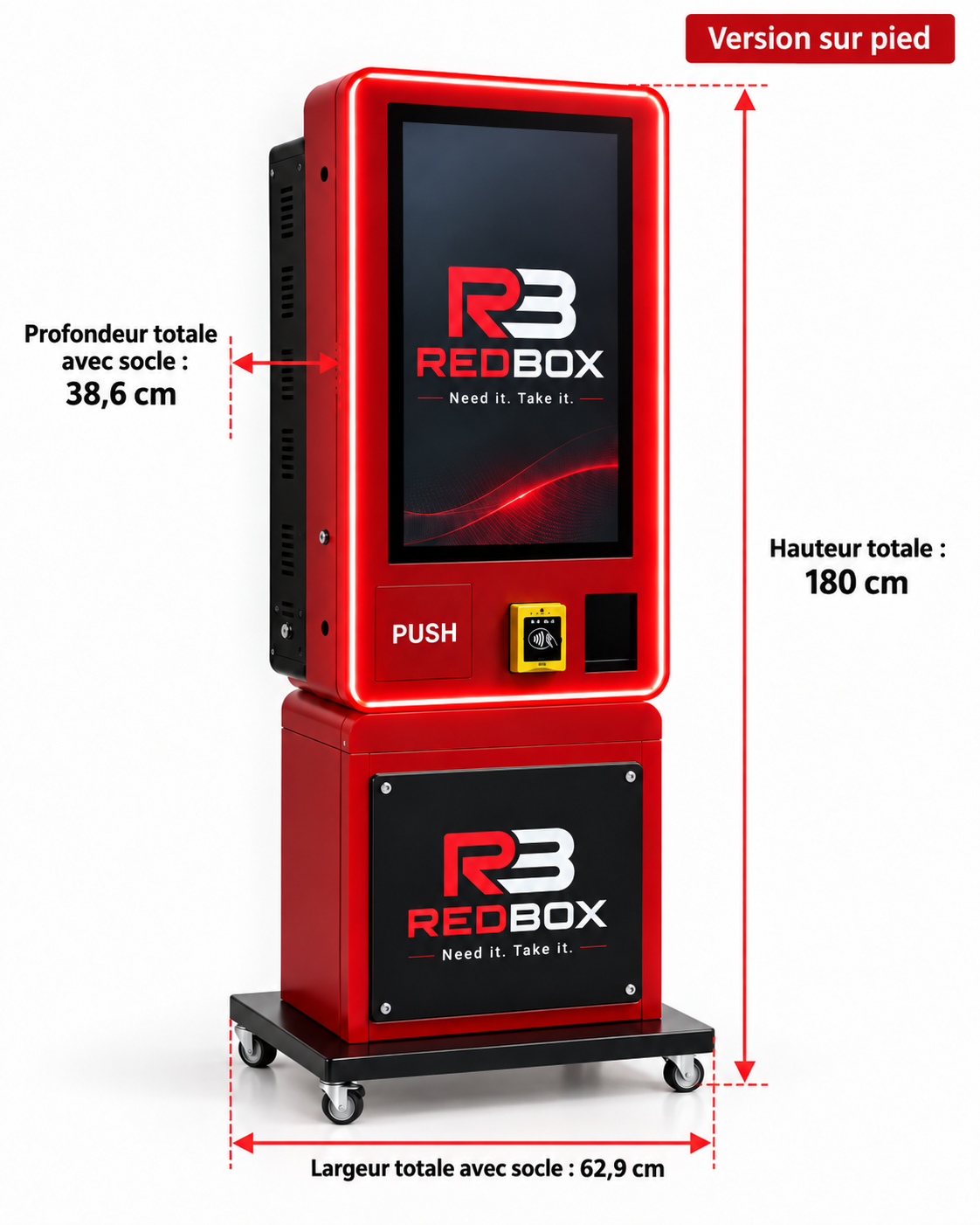 REDBOX en version sur pied