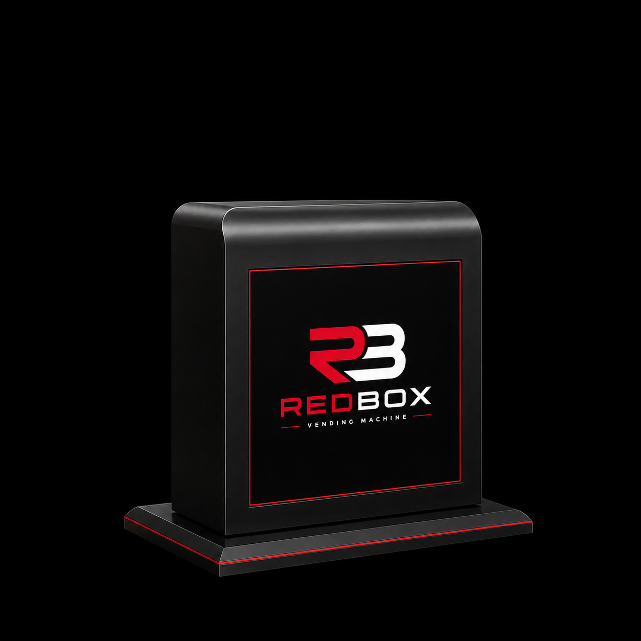 Pied REDBOX lumineux pour installation sur socle