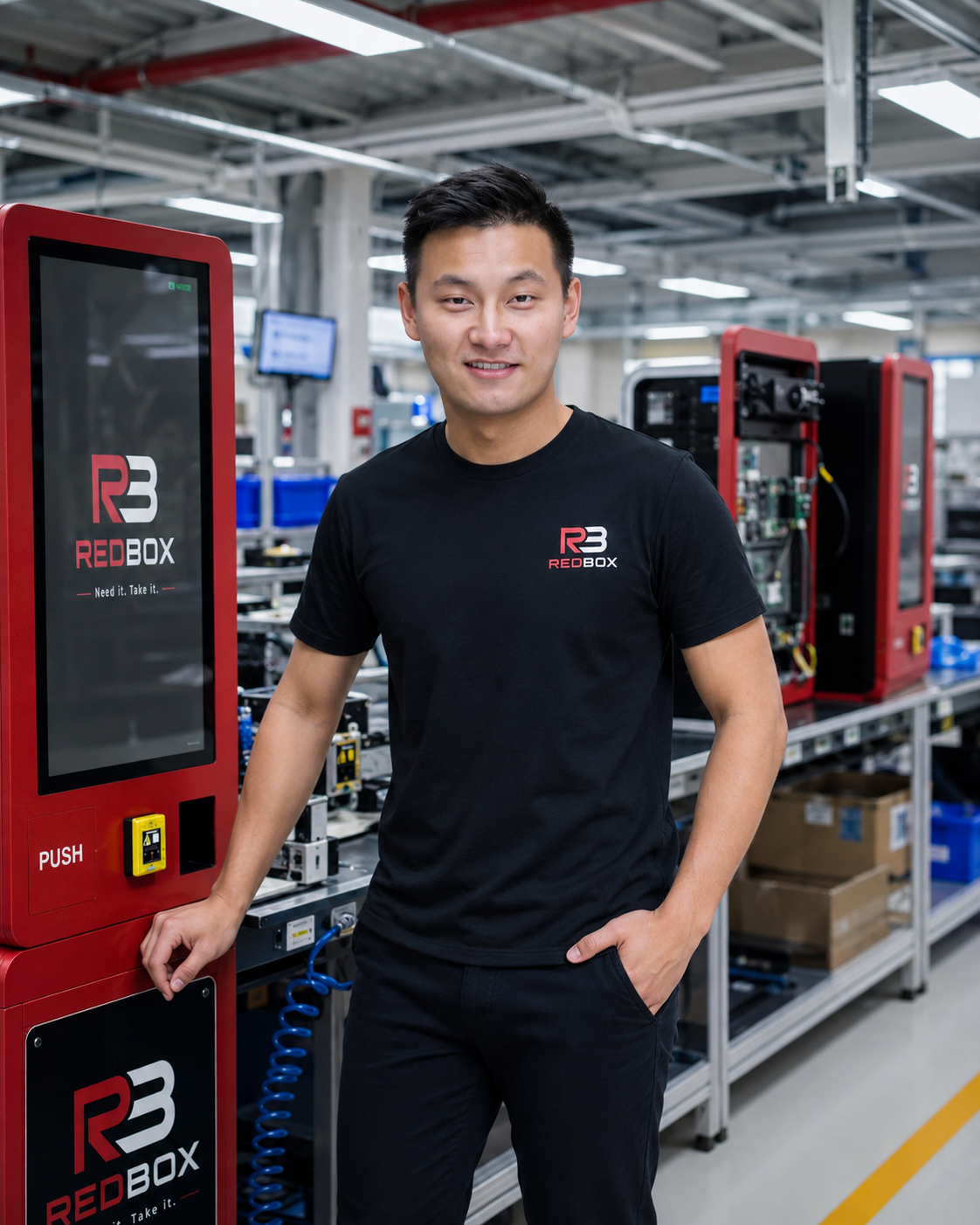Wang, Hardware Engineer chez REDBOX