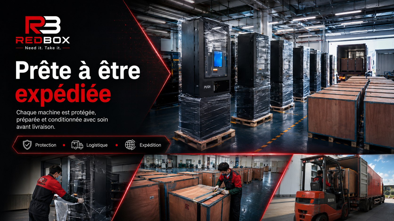 Prête à être expédiée