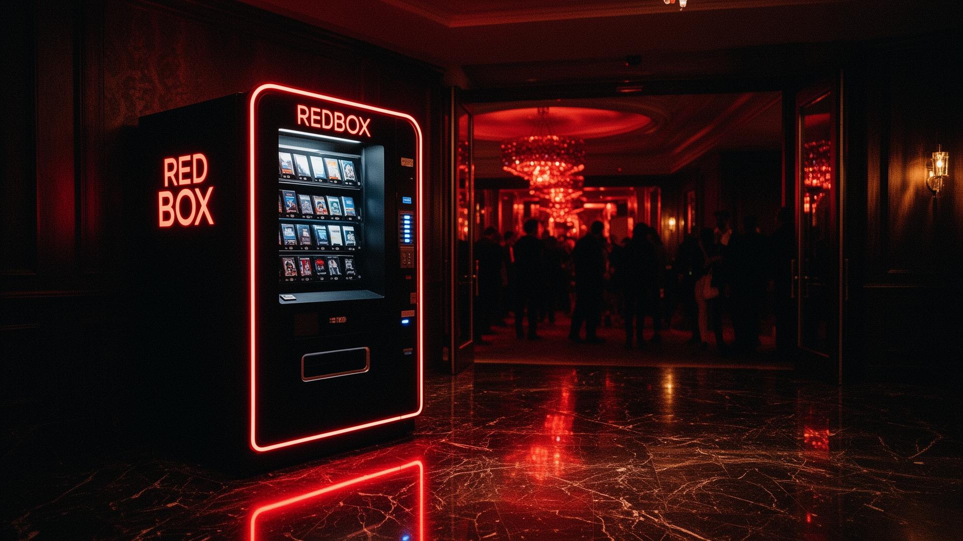 REDBOX installée à l'entrée d'un club premium